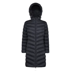 Zosma Women's Longline Jacket Sky Captain 38 Detachable Hood Winter Coat