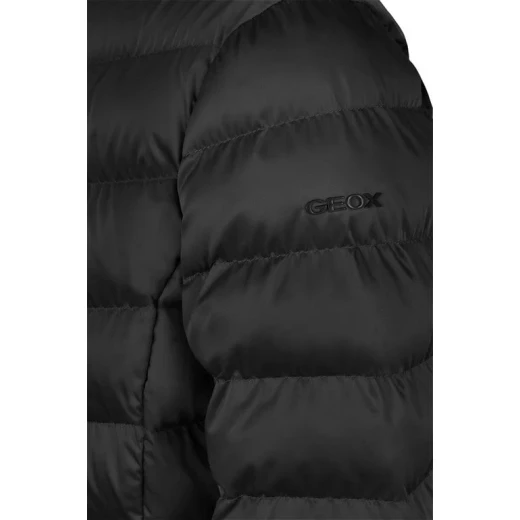 Zosma Women's Longline Jacket Black 38 Detachable Hood Winter Coat - Geox - Image 9