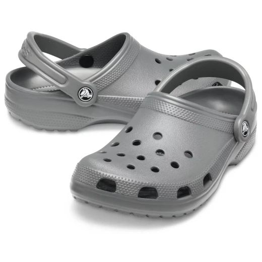 Crocs Unisex Classic Clog Grey Comfortable Shoes for Men and Women Sizes 34 35 Iconic Crocs Comfort Lightweight Versatile Design Perfect for Everyday Wear and Relaxation - Crocs - Image 3