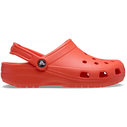 Crocs Unisex Classic Clog: Red Comfort Shoes for Adults, Iconic Design, Lightweight, Sizes 45 46, Everyday Wear - Crocs - Image 2