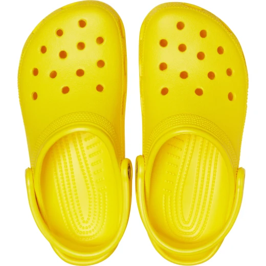 شبشب كروكس كلاسيك للجنسين باللون الأصفر، حذاء مريح للرجال والنساء، خفيف الوزن ومتعدد الاستخدامات، متوفر بمقاس 42-43، مثالي للارتداء اليومي - كروكس - Image 3