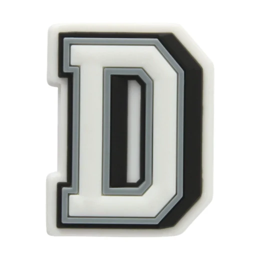 Crocs Jibbitz Letter D Charm for Shoes, Personalize Your Crocs with This Fun Accessory, Easy to Attach, Show Your Unique Style, ITEM CODE 10006997 - Crocs - Image 2