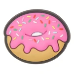 Jibbitz Pink Donut Charm for Crocs Shoes: Cute & Fun Accessory for Kids & Adults, Easy to Attach, Unique Style - Crocs