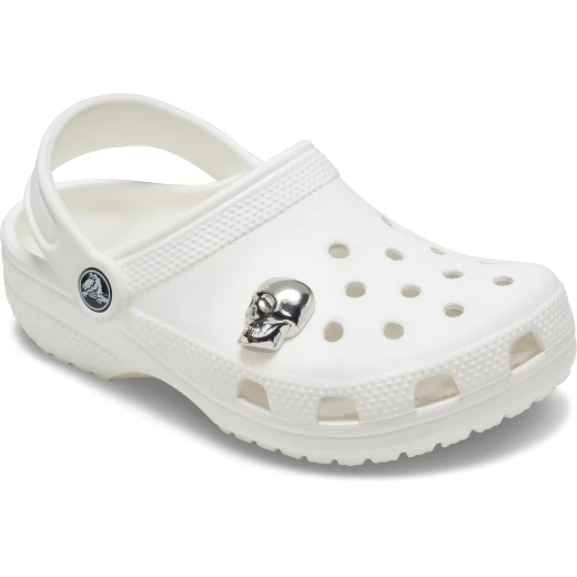 Jibbitz Silver Skull Charms for Crocs Shoes, Decorative Accessories, Shoe Decoration, Compatible with Crocs, Easy to Attach, Unique Style, Fashion Accessory, Perfect Gift Idea - Image 3