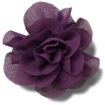 Jibbitz Deep Purple Floral Charms for Crocs Shoes, Set of 1, Add Fun and Personality to Your Clogs, Easy to Attach and Interchange, Show Your Unique Style