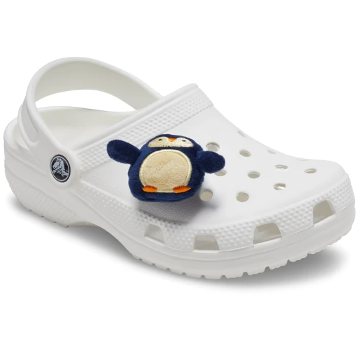 Jibbitz Squishy Fuzz Penguin Charm for Crocs Shoes, Adorable and Unique Shoe Accessory, 1 Piece, Easy to Attach, Fun Gift for Kids and Adults, Show Off Your Style - Crocs - Image 3