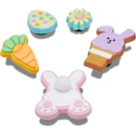 Crocs Jibbitz Easter Celebration 5 Pack Shoe Charms for Crocs Shoes, Featuring Festive Designs for Easter Fun, Easy to Attach - Crocs