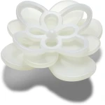 Jibbitz Blooming White Flower Charm for Crocs Shoes 1 Piece Decorative Accessory for Clogs and Sandals Easy to Install and Customize Your Footwear with Fun Designs 1 Unique Charm - Jibbitz