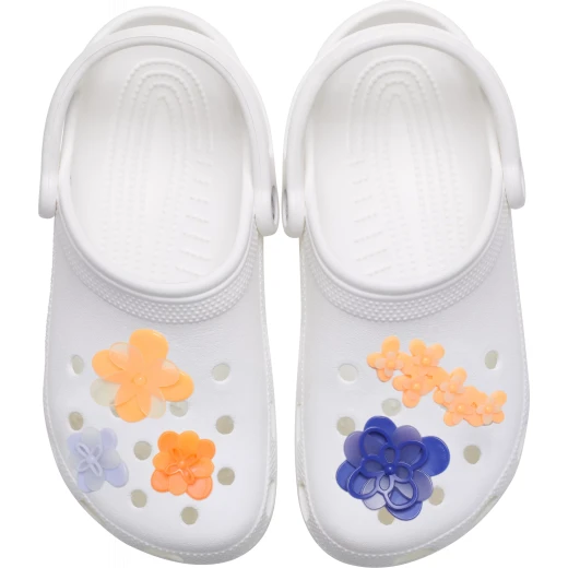 JIBBITZ Blooming Ombre Florals Shoe Charms Set of 5 for Clogs and Slides - Jibbitz - Image 3