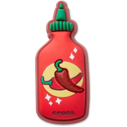 Jibbitz Hot Sauce Charms for Crocs, Red, Spicy Accessory for Shoes, Adds Style and Fun, 1 Piece Pack, Easy to Attach and Customize, Collectible Charm for All Crocs Sizes - Crocs - Image 2