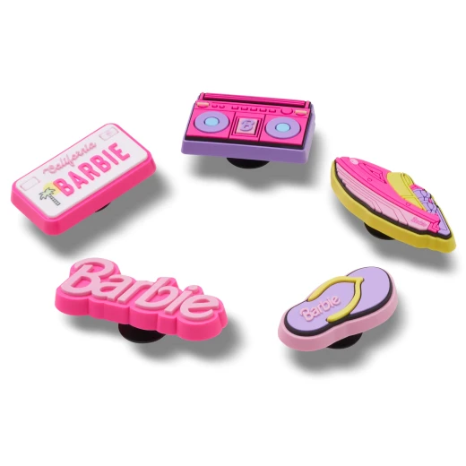 Jibbitz Barbie Retro 5 Pack Charms for Crocs Shoes Classics Accessories Fun Decorations Fits 13 Holes per Shoe for Customization - Crocs - Image 5