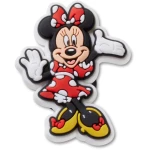 Disney Minnie Mouse Jibbitz Charms for Crocs Shoes, Red and White, Set of 1 - Crocs