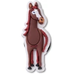 Jibbitz Brown Horse Charm for Crocs Shoes, Elevate Your Style with this Fun Accessory, Compatible with Most Crocs, Show Your Unique Personality, Perfect for Shoe Decoration - Crocs