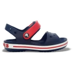 Crocs Kids Crocband Sandals Navy Blue Summer Footwear for Boys and Girls Sizes 28 29 Lightweight Slip On Design Perfect for Beach and Poolside Fun - Crocs