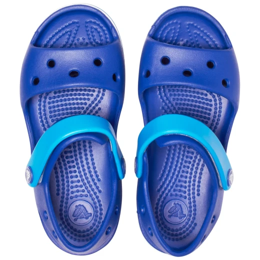 Crocs Kids Crocband Sandals Blue Thermoelectric Slip On Lightweight Summer Footwear Sizes 30 31 Perfect for Outdoor Play Comfortable Design - Crocs - Image 3