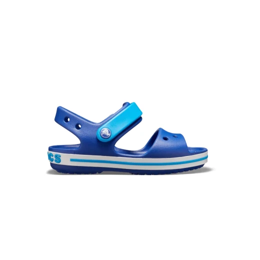 Crocs Kids Crocband Sandals Blue Thermoelectric Slip On Lightweight Summer Footwear Sizes 30 31 Perfect for Outdoor Play Comfortable Design - Crocs - Image 5