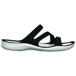 Crocs Women's Swiftwater Sandal Black Color for Women Sizes 36 37 Lightweight Water Friendly Beach Shoes Perfect for Rocky Beaches or Lake Bottoms Comfortable for All Day Wear
