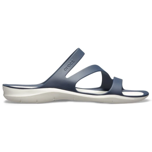 Crocs Women's Swiftwater Sandal Navy Blue Comfortable Lightweight Sandals with Croslite Material Flat Heel Round Toe 37 38 Perfect for Everyday Wear and Water Activities - Crocs - Image 2