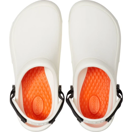 Crocs Bistro Pro LiteRide Slip Resistant Work Clog White 43 44 - Crocs - Image 3