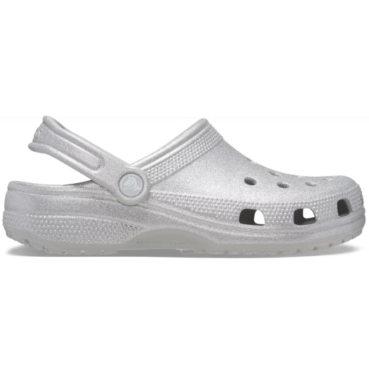Crocs Women's Classic Glitter Clog Grey Comfort Shoes Size 34 35 Sparkly Lightweight Cushioned Versatile Iconic Clog For Everyday Wear Comfortable All Over Glitter Treatment Crocs Women's Classic Glitter Clog Grey Comfort Shoes Size 34 35 Sparkly Lightweight Cushioned Versatile Iconic Clog For Everyday Wear Comfortable All Over Glitter Treatment