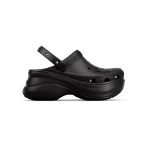 Crocs Women's Classic Bae Clog Black Sandals Sizes 38 39 for Daily Wear Comfortable Design Moisture Free and Cool for Summer Fashionable Footwear Trendy Style for Young Women - Crocs
