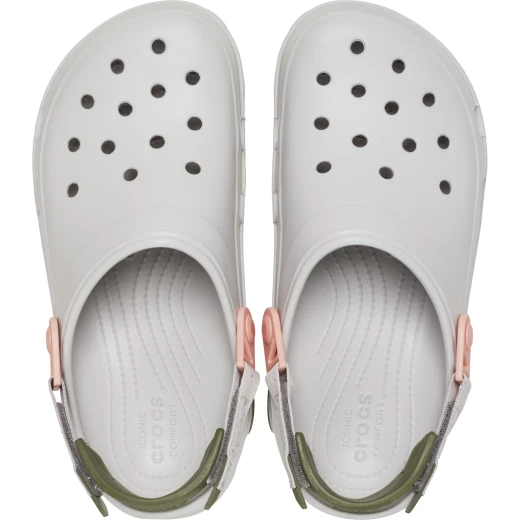 Classic All Terrain Clog Unisex Grey 39 40 Lightweight Adventure Shoes - Crocs - Image 3