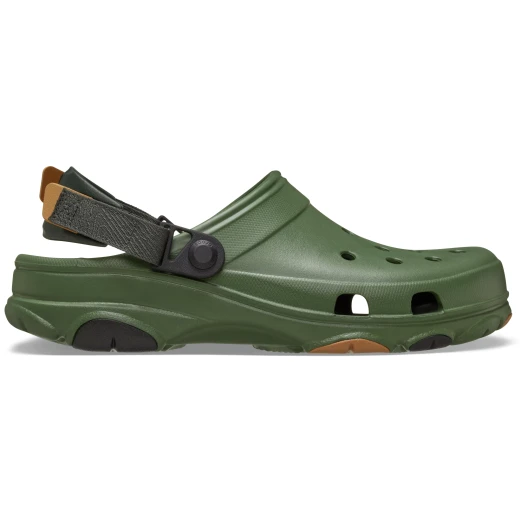 Classic All Terrain Clog Unisex Green Adventure Sandals 39 40 Adjustable Strap Durable Outdoor Footwear - Crocs - Image 2