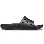 Crocs Kids Classic Slide Sandals Black 33 34 with Jibbitz Charms Compatible - Crocs