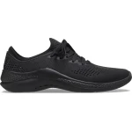 Crocs Men's LiteRide 360 Pacer Sneakers in Black, Experience Ultimate Comfort and Style with Breathable Matlite Motion Straps, Sizes 39 40 - Crocs