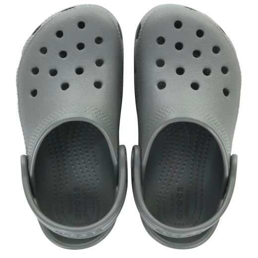Crocs Toddler Classic Clog Grey 19 20 Lightweight Comfort Shoes - Crocs - Image 4