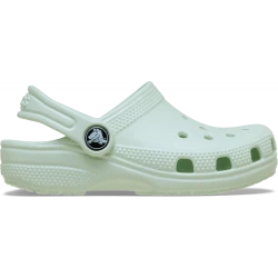 Crocs Toddlers' Classic Clog Green Lightweight Comfort Support 19 20 Ventilation Holes for Jibbitz Charms Easy On Easy Off Durable Croslite Material Toddler Shoes