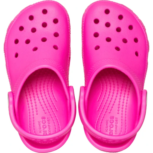 Crocs Toddlers Classic Clog Pink 25 26 Comfortable Lightweight Shoes - Crocs - Image 7