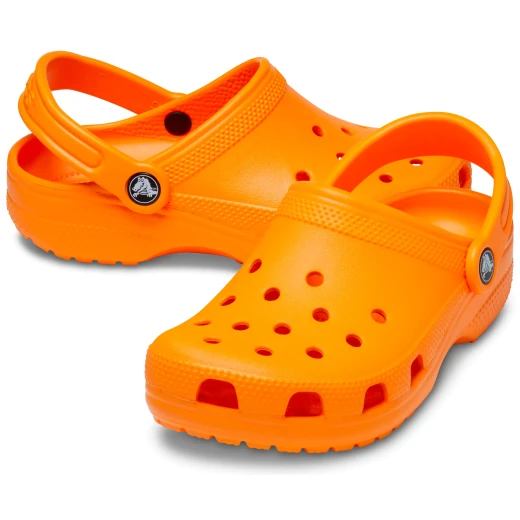 Crocs Toddlers Classic Clog Orange 19 20 Lightweight Comfort - Crocs - Image 7