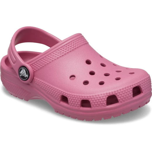 Crocs Kids Classic Clog Lightweight Comfortable Slip On Shoes Pink Size 33-34 - Crocs - Image 3