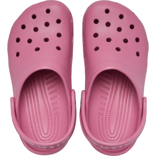 Crocs Kids Classic Clog Lightweight Comfortable Slip On Shoes Pink Size 30-31 - Crocs - Image 4