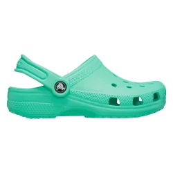 Crocs Kids Classic Clog Green Comfortable Lightweight Slip On Shoes Sizes 32 33 with Customizable Design for Boys and Girls Perfect for Everyday Wear Durable and Easy to Clean