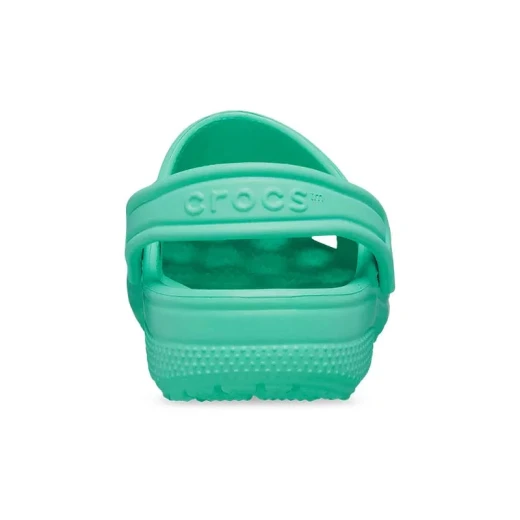 Crocs Kids Classic Clog Green Slip On Shoes Comfortable Lightweight Durable Croslite Material Sizes 29 30 Perfect for Everyday Wear Easy On and Off Style - Crocs - Image 3