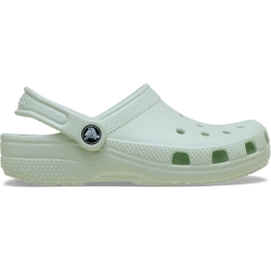 Crocs Kids' Classic Clog in Green, Sizes 33-34, Lightweight and Comfortable Design, Easy On/Off, Durable Croslite Material, Perfect for Toddlers, Customize with Jibbitz Charms