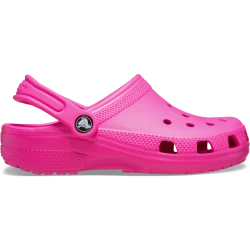 Crocs Kids Classic Clog Pink Comfortable Lightweight Versatile Slip On Clogs Size 37 38 Featuring Croslite Material Ventilation Holes Accommodate Jibbitz Charms