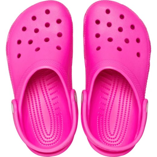 Crocs Kids Classic Clog Pink Comfortable Lightweight Versatile Slip On Clogs Size 37 38 Featuring Croslite Material Ventilation Holes Accommodate Jibbitz Charms - Crocs - Image 6