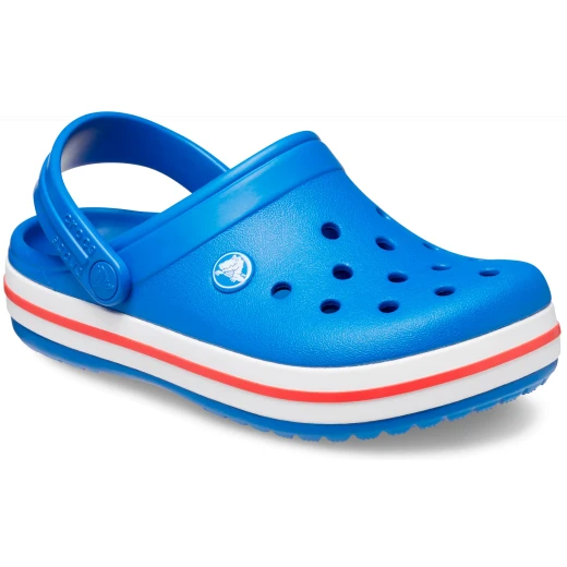 Crocs Toddler Crocband Clog Royal Blue and Red Comfortable Lightweight Shoes for Boys and Girls Sizes 23 24 All Season Outdoor Indoor Footwear Perfect for Active Kids - Crocs - Image 3