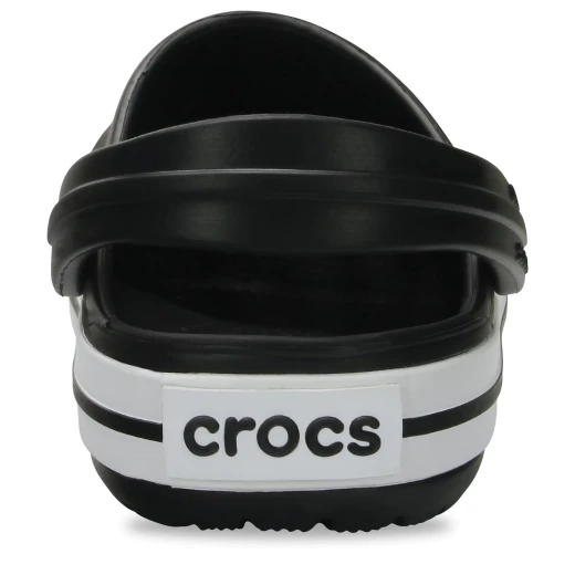 Crocs Kids' Crocband Clog Black Lightweight Comfort Footwear Sporty Design Racing Stripe Durable Croslite Material Sizes 36 37 Comfortable Support For All Day Wear - Crocs - Image 5