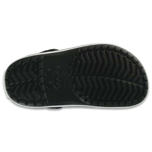 Crocs Kids' Crocband Clog Black Comfortable Lightweight Shoes Sporty Design Sizes 32 33 with Racing Stripe Contoured Footbeds Durable Croslite Material - Crocs - Image 6