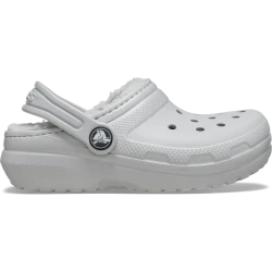 Crocs Toddlers Classic Lined Clog Grey 19 20 Comfortable Winter Shoes