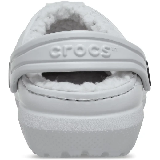 Crocs Toddlers Classic Lined Clog Grey 25 26 Comfortable Winter Shoes - Crocs - Image 4