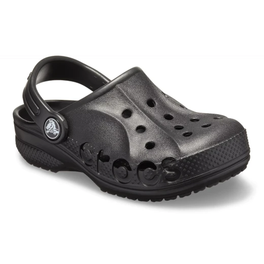 كروكس كلوب بايا للأطفال الصغار خفيف الوزن قابل للتنفس أسود مقاس 19-20 - كروكس - Image 3