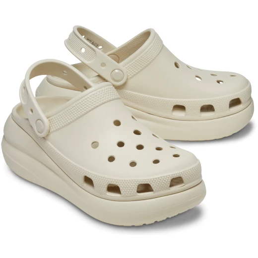 Crocs Unisex Crush Clog Beige Comfort Shoes Size 34 35 Elevated Design Featuring Pivoting Backstrap and Jibbitz Holes for Personalization Stylish and Comfortable Footwear - Crocs - Image 4