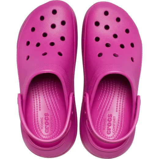 Crocs Women's Classic Crush Clog in Pink, Sizes 41-42: Elevated Comfort and Bold Style Featuring Pivoting Backstrap and Jibbitz™ Holes for Personalization, Crocs Comfort - Crocs - Image 3