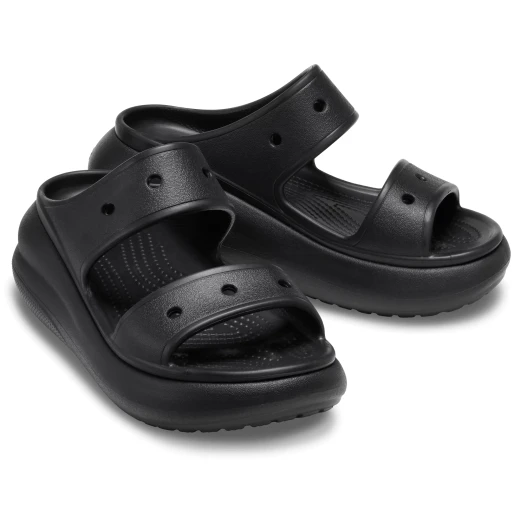 Crocs Unisex Crush Sandals Black Lightweight Comfort 34 35 Featuring Adjustable Straps and Iconic Crocs Comfort for All Day Wear Plus Jibbitz Holes for Personalization - Crocs - Image 24