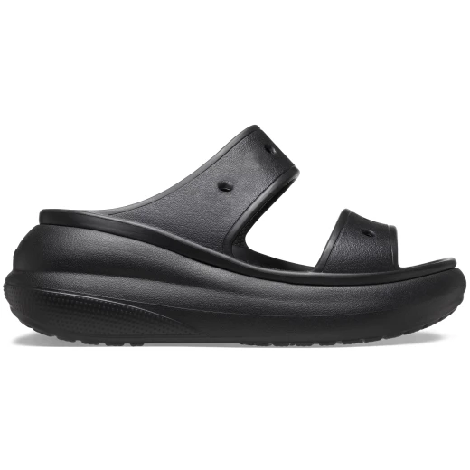 Crocs Unisex Crush Sandals Black Lightweight Comfort 34 35 Featuring Adjustable Straps and Iconic Crocs Comfort for All Day Wear Plus Jibbitz Holes for Personalization - Crocs - Image 2